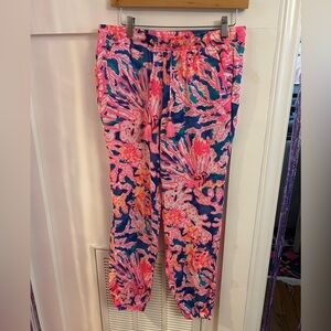 Lilly Pulitzer Piper Pant joggers drawstring waist